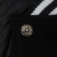 Chrome Hearts Eagle Patch Varsity Jacket
