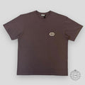 Dior CD Icon Tee in Dark Brown