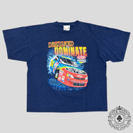 NASCAR Jeff Gordon Designed To Dominate 1999 Vintage Tee in Navy