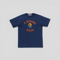 BAPE A Rising Bape Tee in Navy