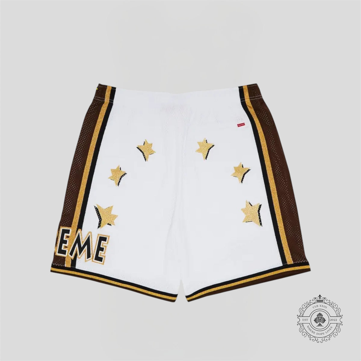 Supreme All Star Basketball Shorts in White