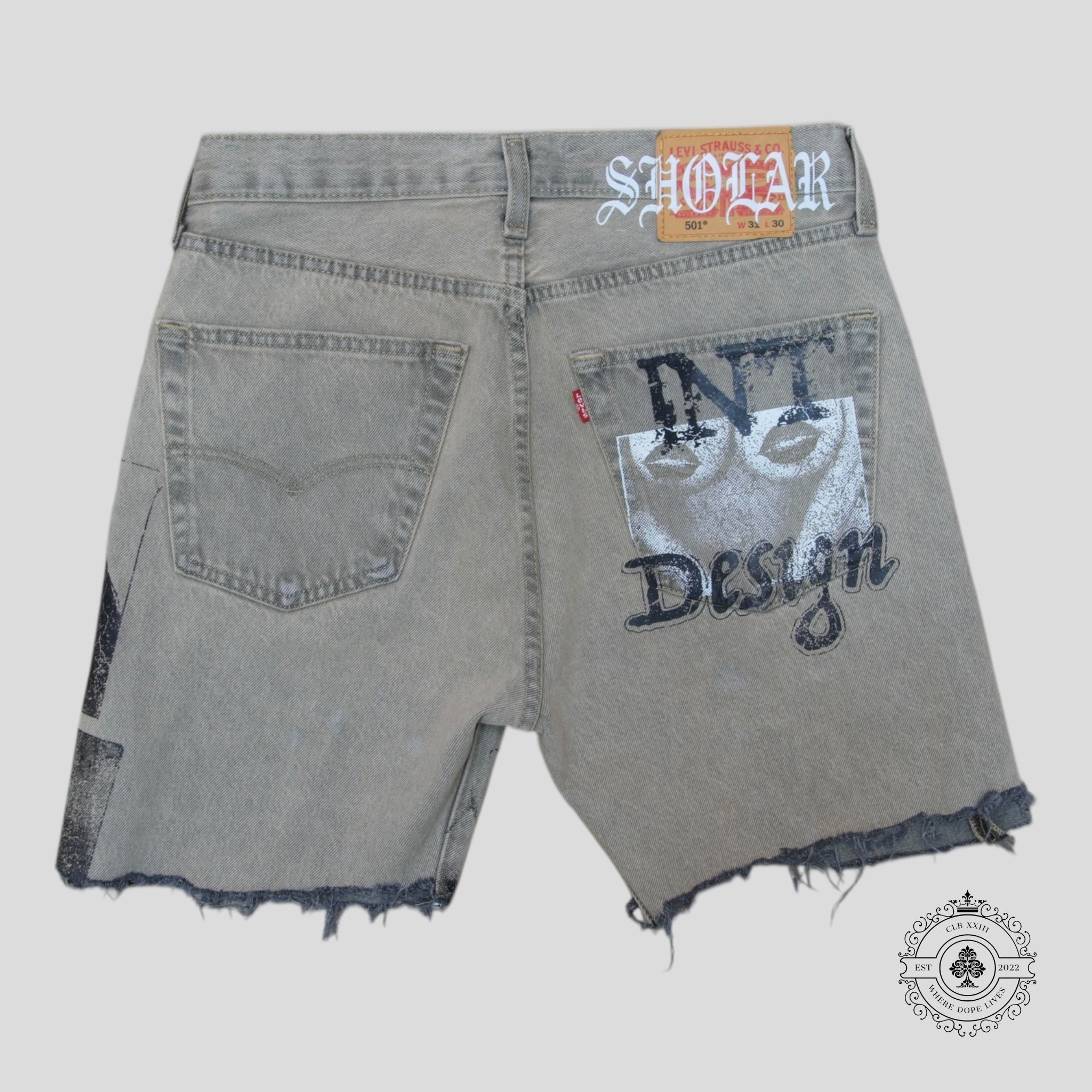 Intentional Design Jean Shorts in Tan