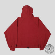 Basketcase Industries Zip Up Hoodie in Red