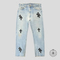 Chrome Hearts Levis Cross Patch Jeans