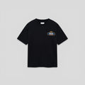 Rhude Racing Crest Tee in Vintage Black & Navy