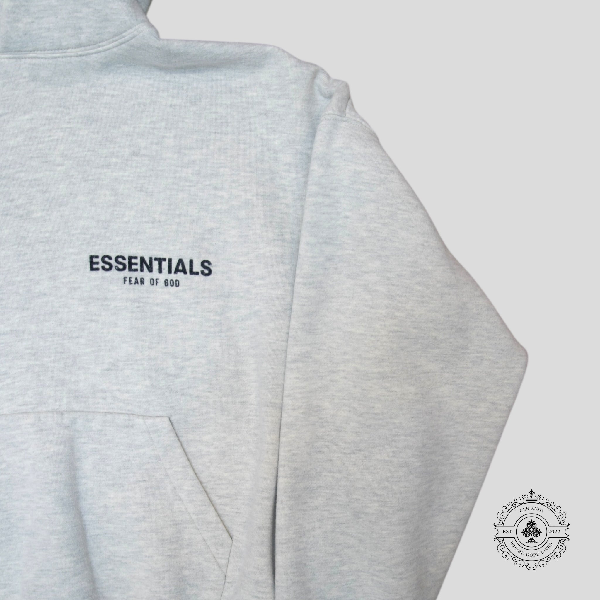 Fear of God Essentials Hoodie in Light Oatmeal - Preowned