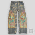Who Decides War Multicolor Side Embroidery Denim