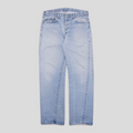 CLB XXIII Chrome Hearts Levis Redline 501 jeans in light wash denim with a classic straight leg fit