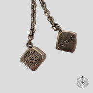 Chrome Hearts Dice Keychain in Silver