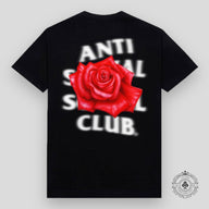 Anti Social Social Club Roses Are Red Tee in Black