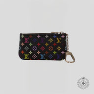 Louis Vuitton x Takashi Murakami Key Pouch in Black