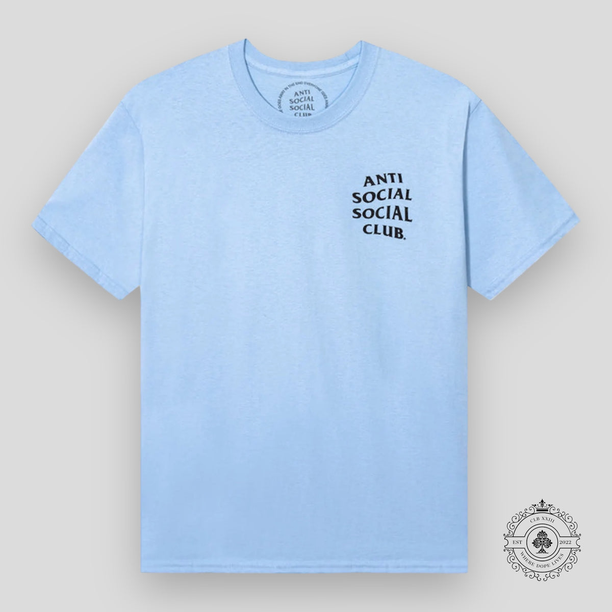 Anti Social Social Club Kkotch Tee in Blue