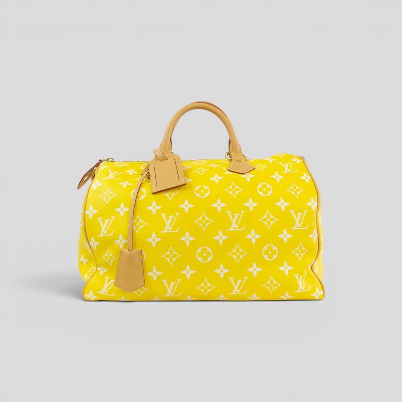 Louis Vuitton Speedy P9 Bandoulière Calfskin Bag, front view