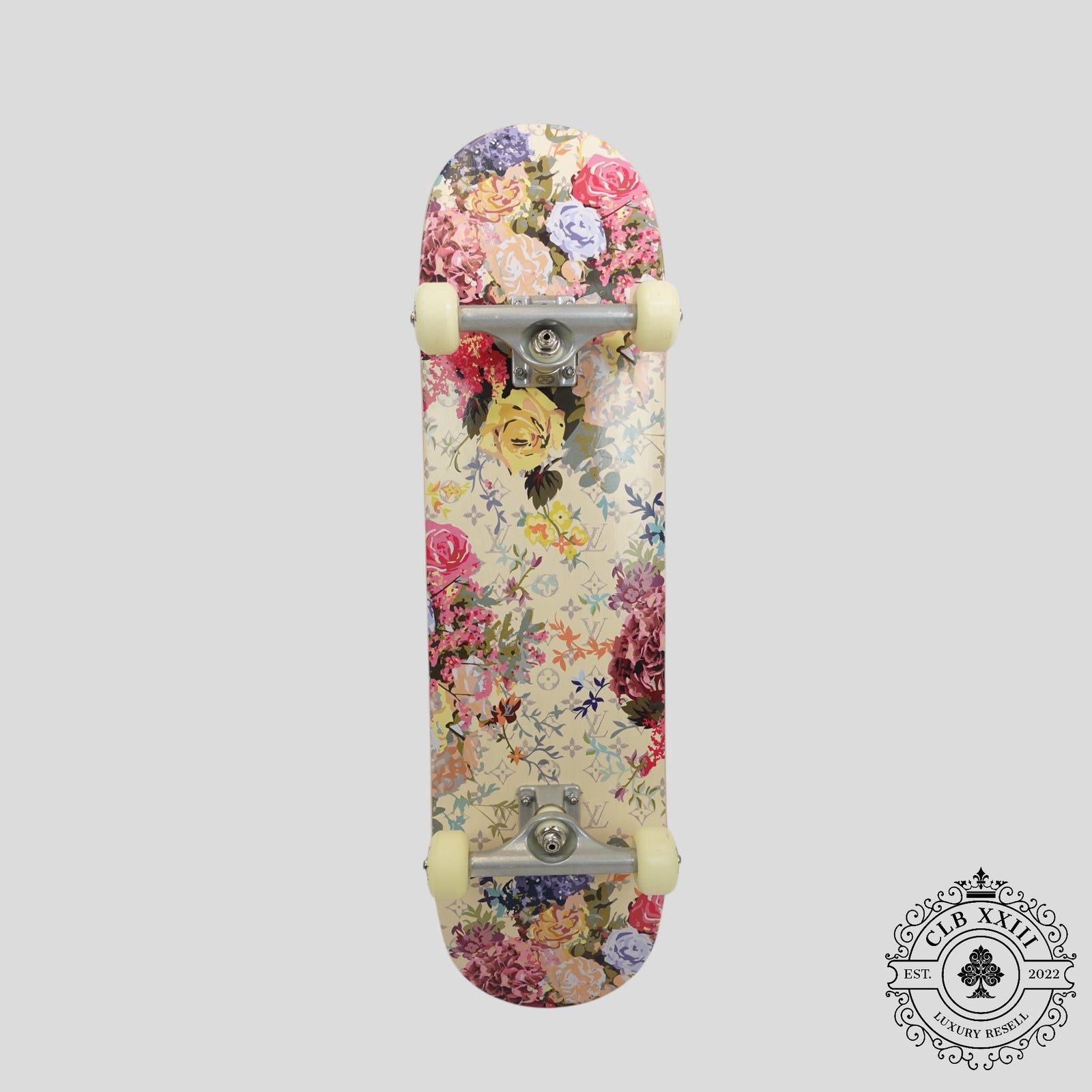 Louis Vuitton Flower Monogram Skateboard