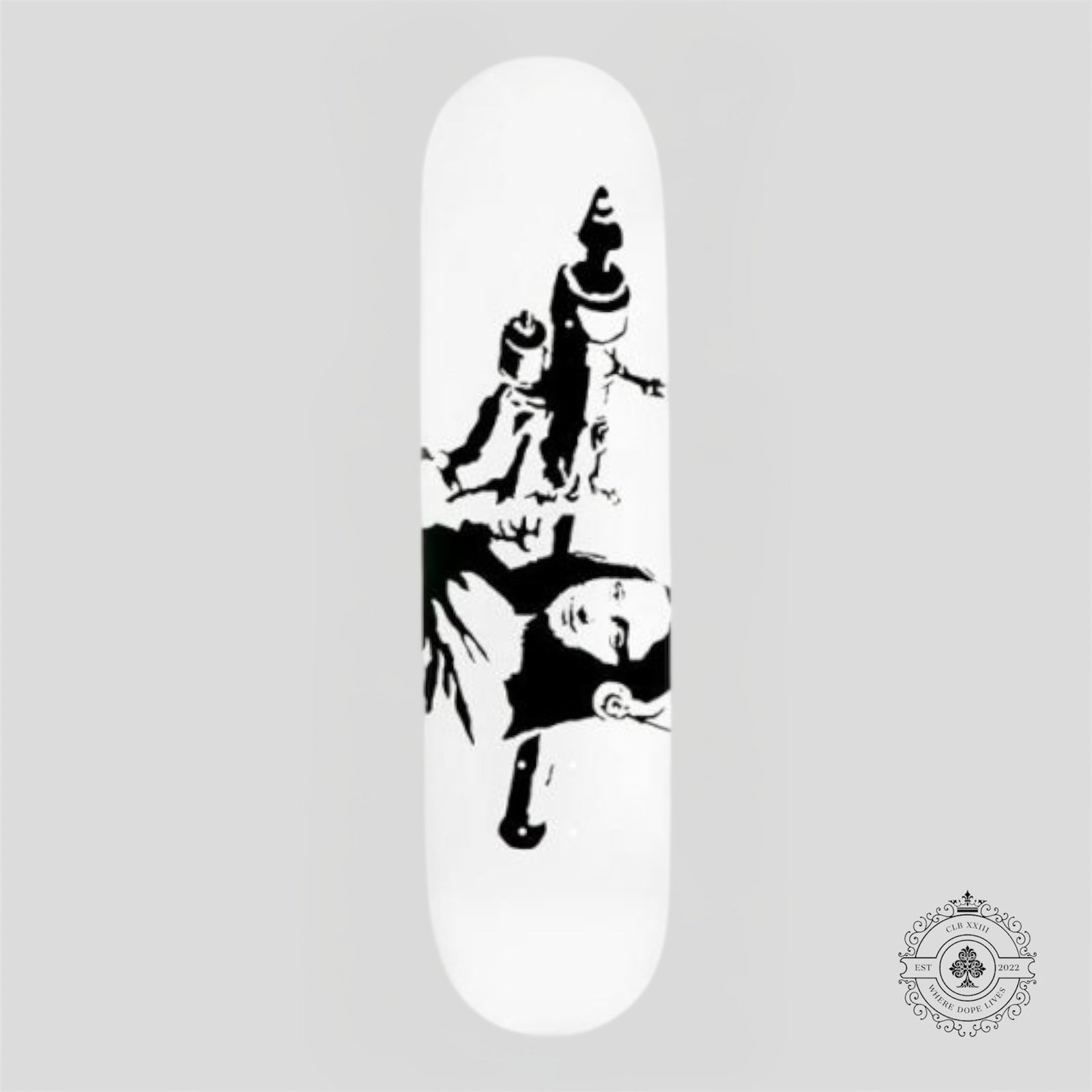 Banksy Mona Lisa Bazooka Brandalism Skate Deck