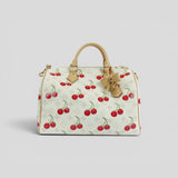 Louis Vuitton X Takashi Murakami Cherry Speedy Bandouliere 30 in White