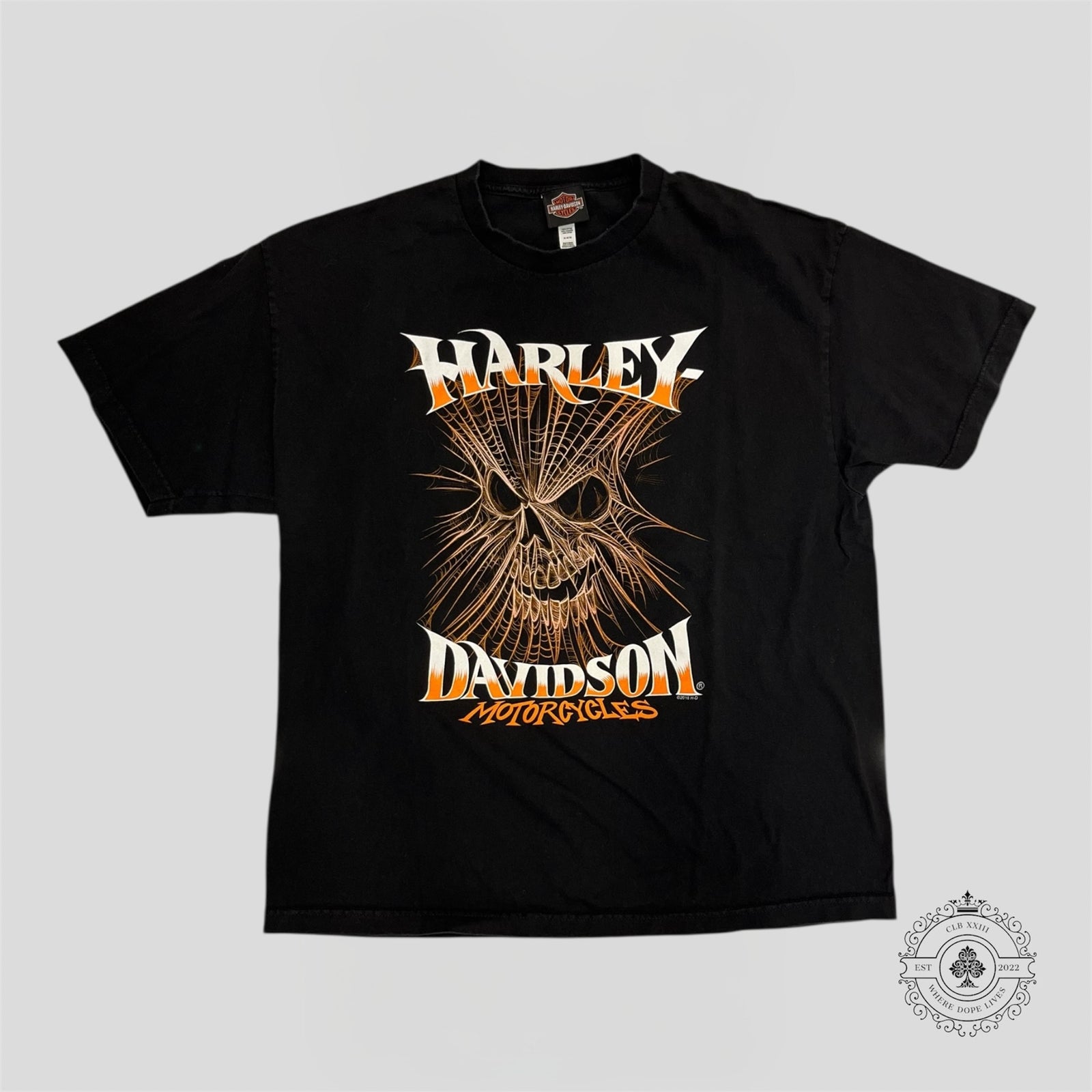 Harley Davidson Buckminn's D&D Tee in Black