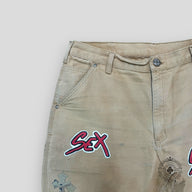 Chrome Hearts Sex Records Patch Carpenter Pants