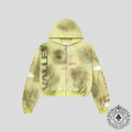 Vale Forever Glitch Zip Up in Hack Green
