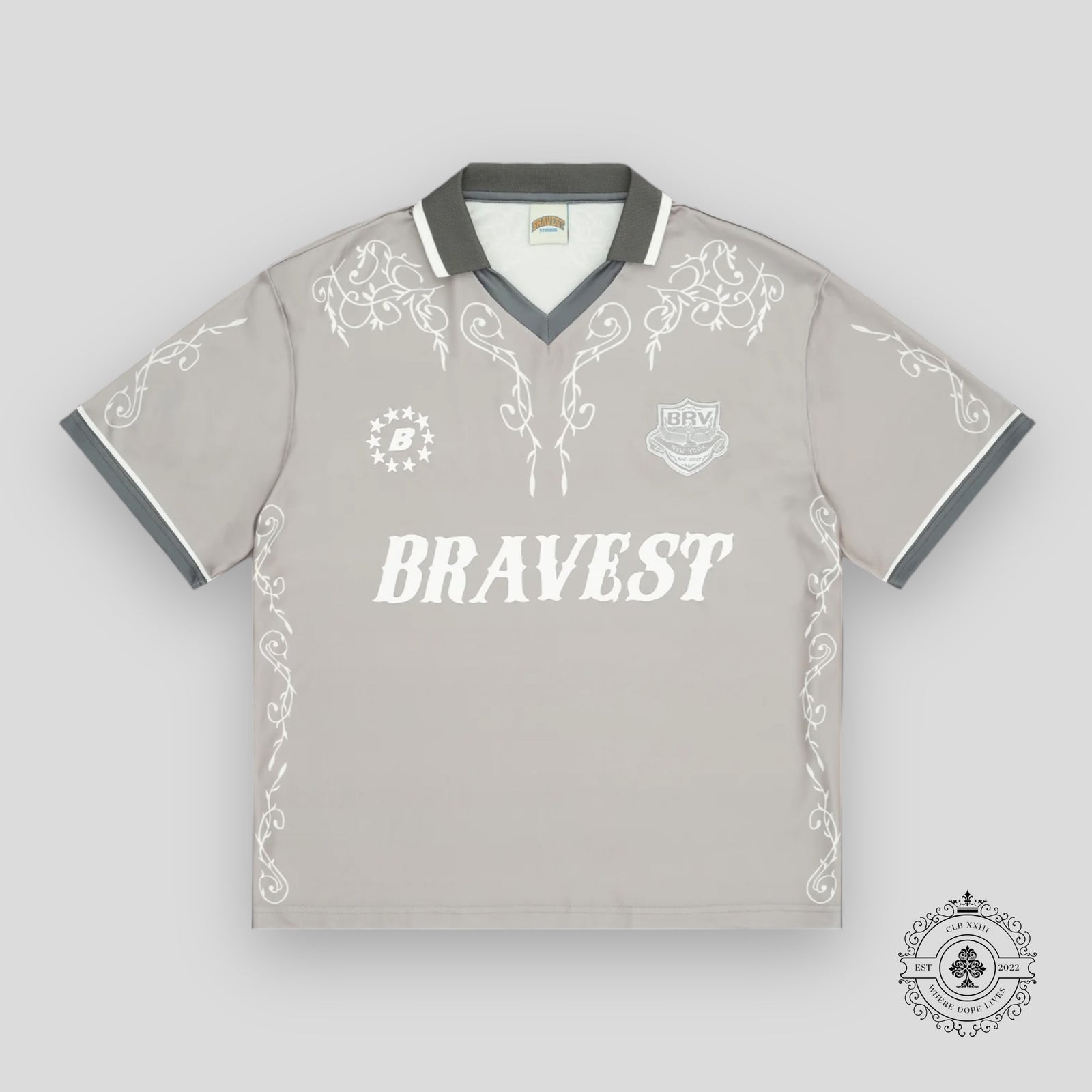 Bravest Studios Grey Western Jersey