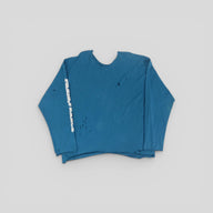 Balenciaga Maison Long Sleeve Tee in Teal