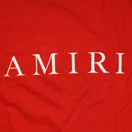 Amiri MA Logo Crewneck in Red