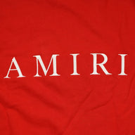 Amiri MA Logo Crewneck in Red