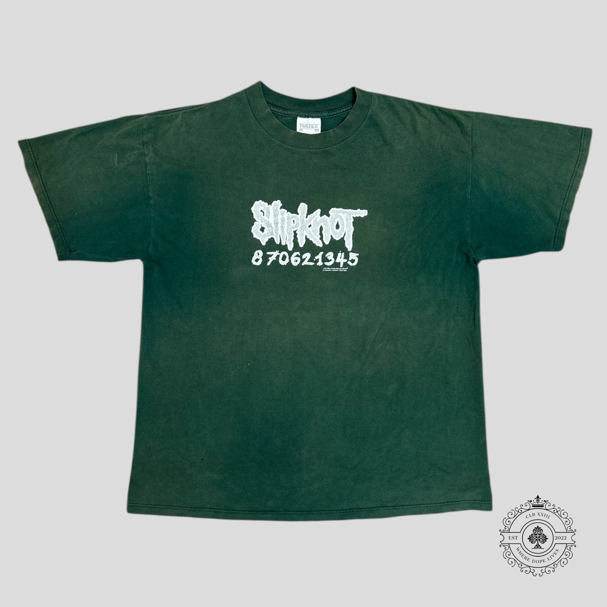 Slipknot 870621345 1999 Vintage Tee in Green