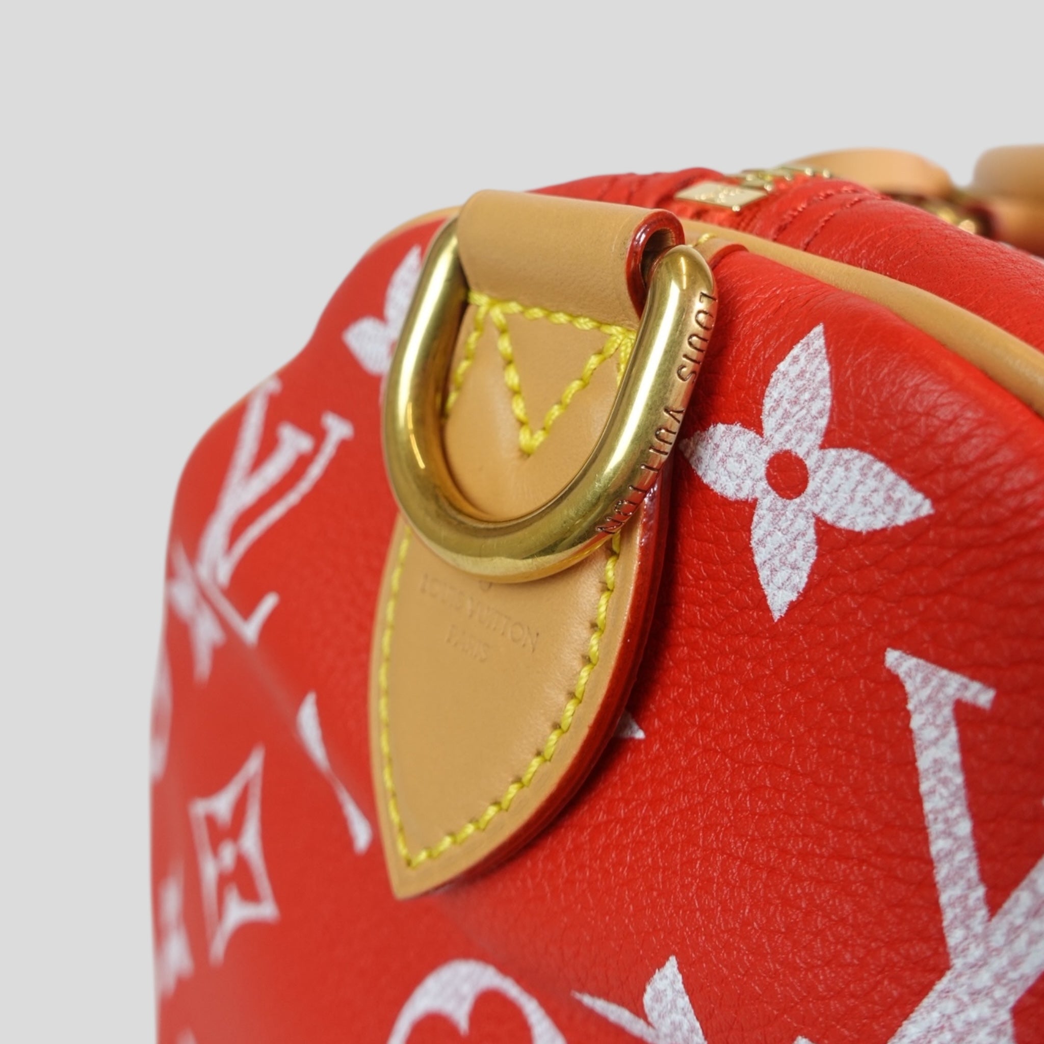 Louis Vuitton P9 Speedy Bandouliere 40 in Red