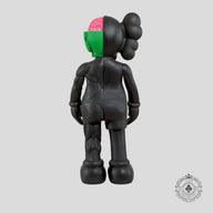 KAWS 4 Foot Dissected Companion Vinyl Sculpture Black