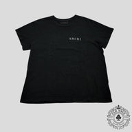 Amiri Flower Tee in Black