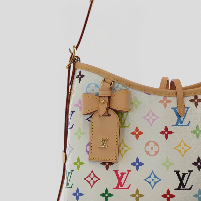 Louis Vuitton Takashi Murakami CarryAll PM in White