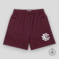 Eric Emanuel EE Basic Shorts in Maroon/White