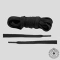 Black Air Jordan Replacement Shoelaces by Lacelab