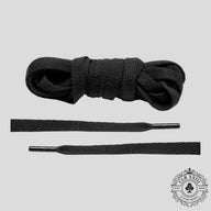 Black Air Jordan Replacement Shoelaces by Lacelab