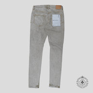 Purple Brand P001 Flannel Patch Skinny Jeans in Khaki - Preowned