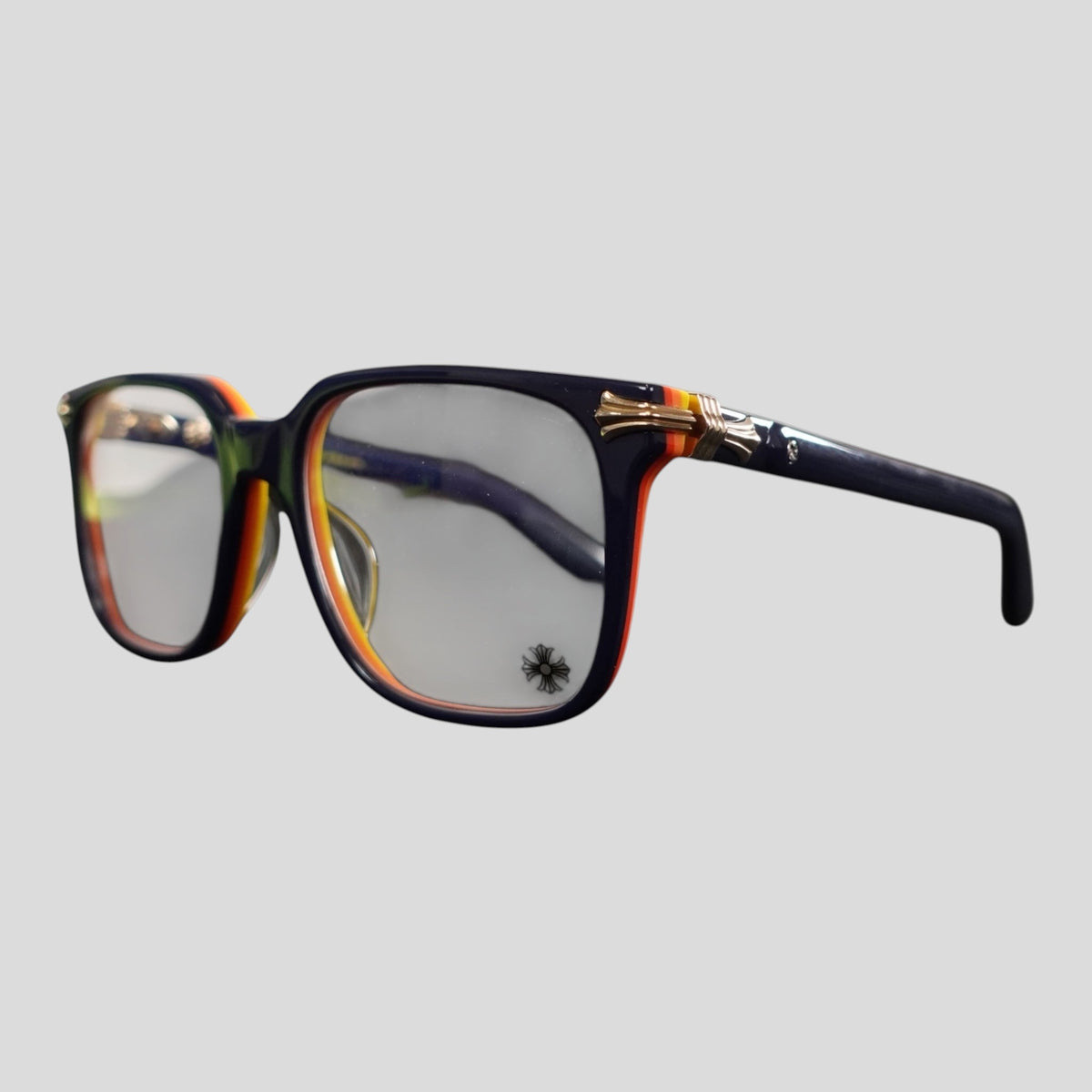 Chrome Hearts Thirst Trap Glasses in Navy/Multicolor