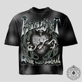 Retrovert Heart Thorn Tee in Black & Green