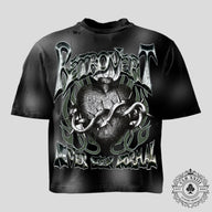 Retrovert Heart Thorn Tee in Black & Green