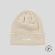 Supreme New Era Box Logo Beanie FW24 in Stone