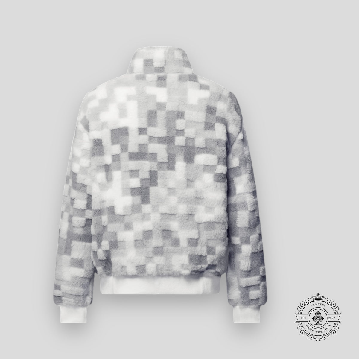 Louis Vuitton Damoflage Fleece Jacket in Grey