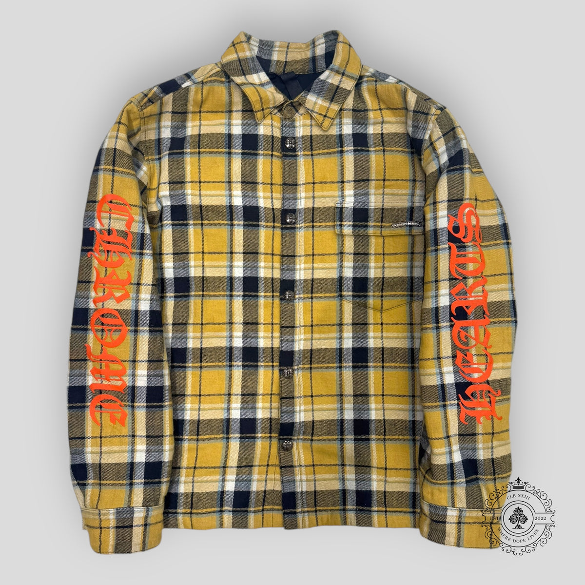 Chrome Hearts Padded Flannel Shirt