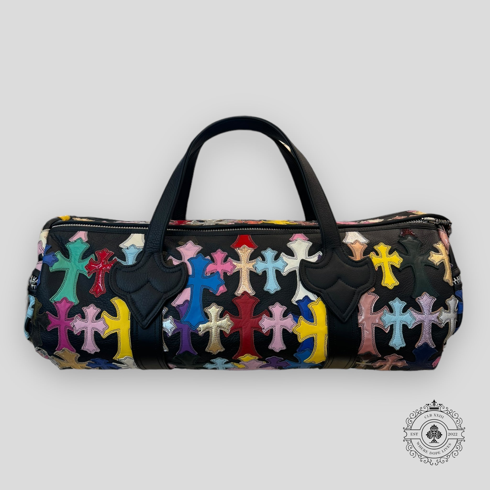£~Dagulas~£ 　Chrome Hearts Chrome Hearts Multicolor Cross Patch Duffle Bag