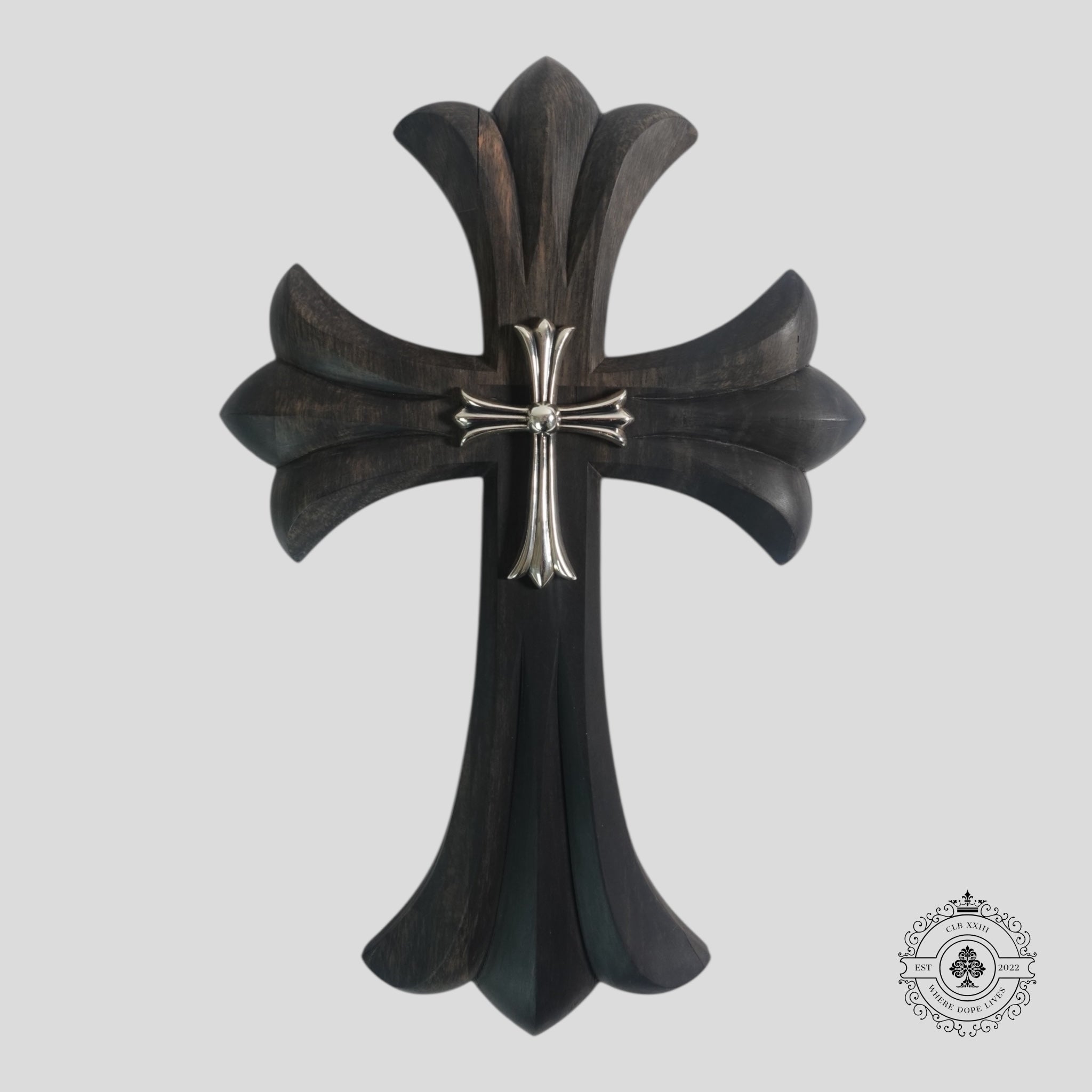 Chrome Hearts Hand-Carved Wooden Cross Set
