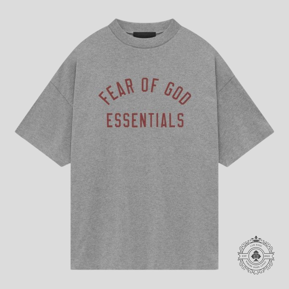 Fear Of God Essentials T-Shirt in Dark Heather