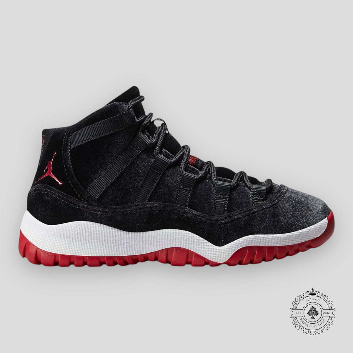 Air Jordan 11 Retro Bred Velvet (PS)