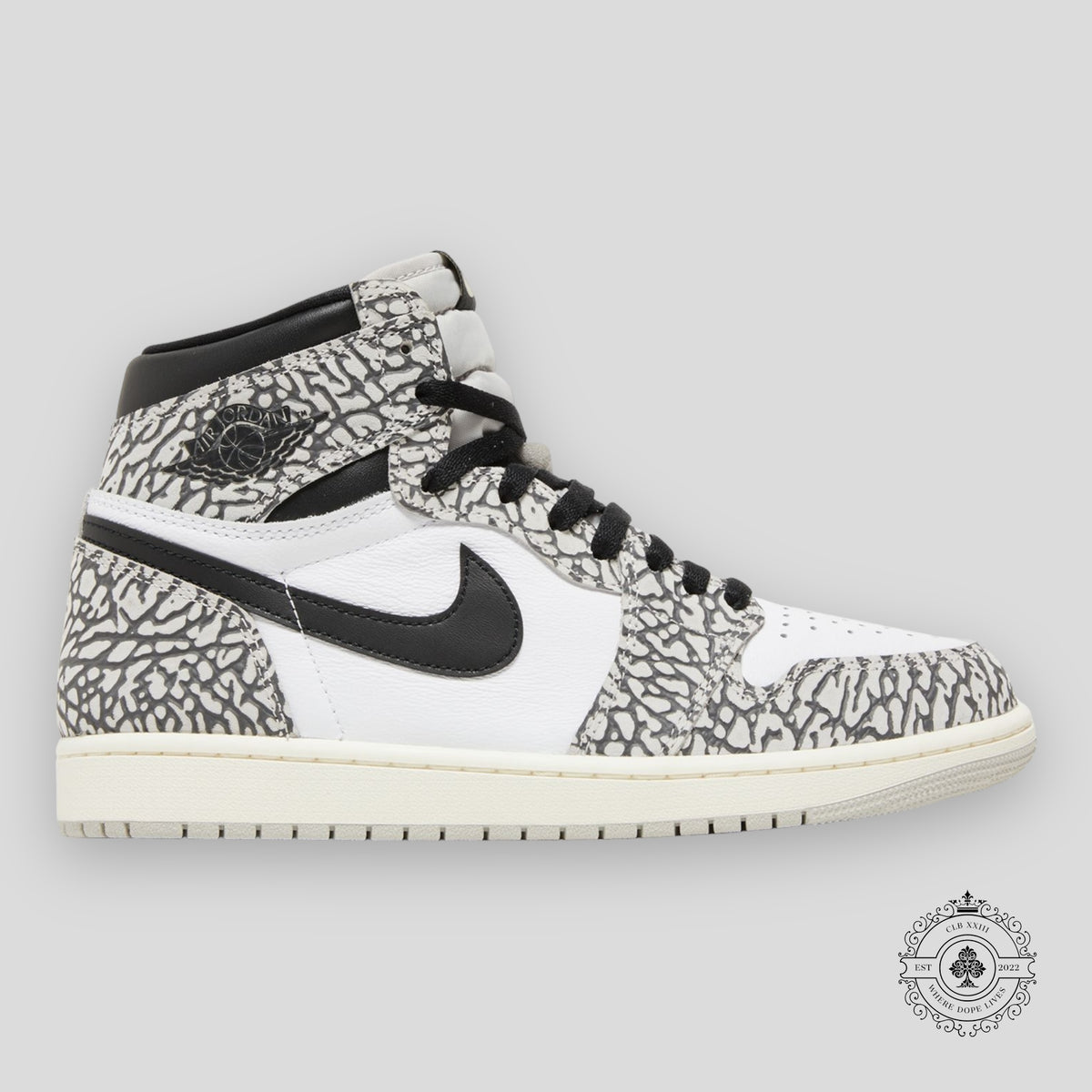 Air Jordan 1 Retro High OG (GS) White Cement