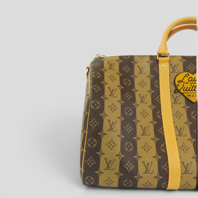 Louis Vuitton X Nigo Striped Monogram Keepall 50