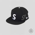 Supreme Multi S Logo New Era Hat in Black