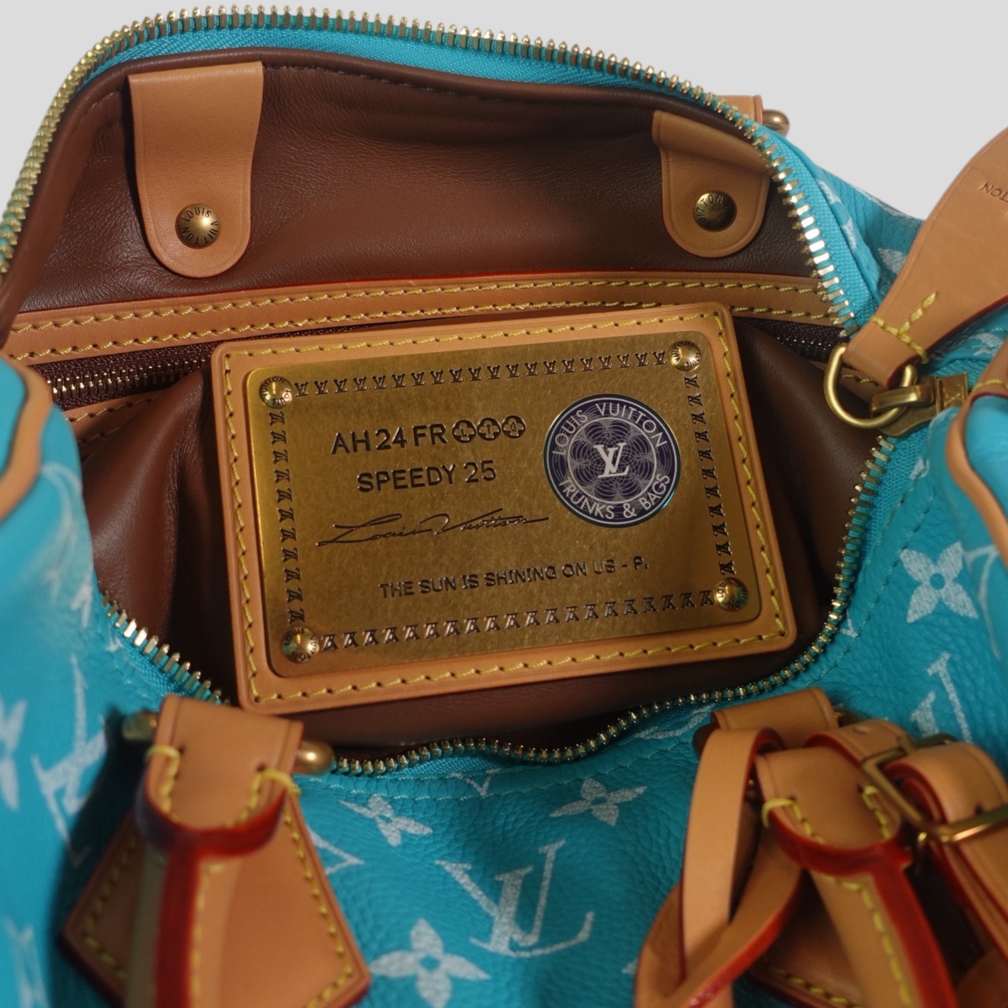 Louis Vuitton Speedy P9 Bandoulière 25 in Turquoise